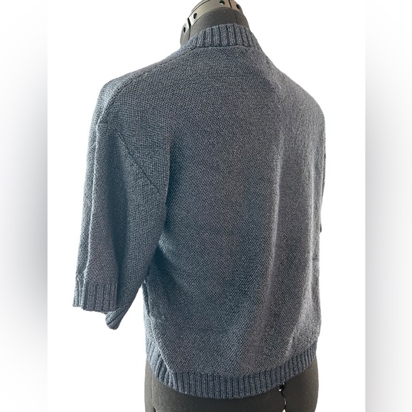 Anthropologie Short-Sleeve Knit Sweater - Size Small - Picture 2 of 4